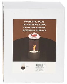 Bioethanol asztali kandalló, kör alakú, 19 cm átmérőjű