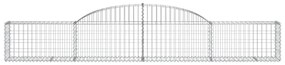 íves horganyzott vas gabion kosár 300 x 30 x 40/60 cm