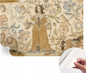 Dekoratív Öntapadós Tapéta Divatos Minták Színes természet 104x70 cm