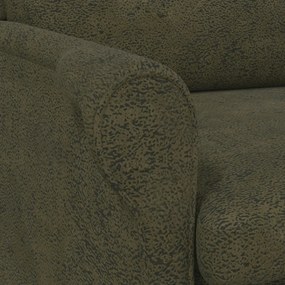 Kortárs karosszék Katonai zöld Szövet, Fa Közepes Ergonomikus