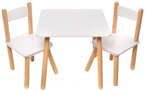 Gyerekasztal modern székekkel