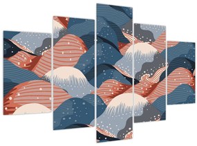 Kép - Japán hullámok (150x105 cm)