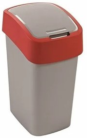 Curver FLIP BIN hulladékgyűjtő 10 l, piros , 10 l