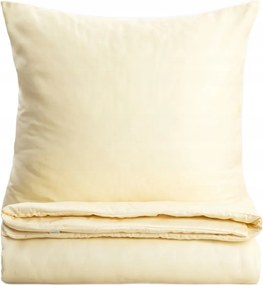 Avelia szatén ágyneműhuzat viszkóz keverékkel sárga 160x200 2*70x80 cm Homl