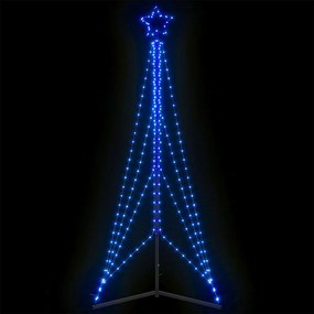 kék LED karácsonyfa 483 LED 240 cm