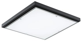 Argon 1826 - Mennyezeti lámpa CARLSON 4xE27/15W/230V 60x60 cm fekete