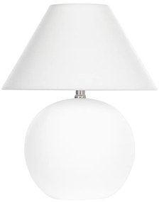 Fehér kerámia asztali lámpa 41 cm LIMIA Beliani