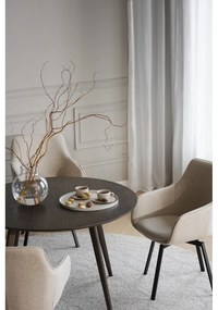 Bézs kárpitozott étkezőfotel szett 2 db-os Alison – Rowico