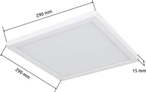 Globo 12380-24W - LED Mennyezeti lámpa LASSE LED/24W/230V 3000/4000/6500K fehér