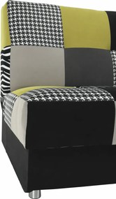 Dívány, anyag/ lime zöld/ szürke / fekete, ALABAMA