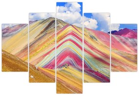 Kép - Rainbow Mountain, Peru (150x105 cm)