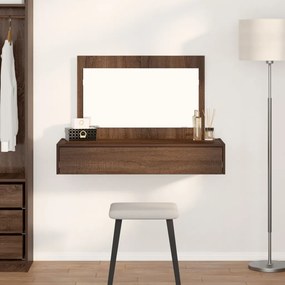Fali öltözködő asztal Barna tölgy 100x40x70 cm
