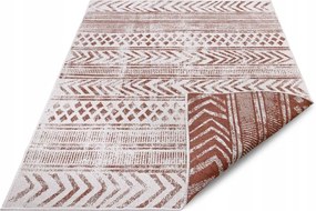 Vörös szőnyeg kétoldalas, lapos 160x230cm