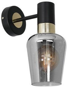 Milagro Fali lámpa ROMA BLACK 1xE27/60W/230V MI1209