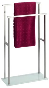 WENKO 23438100 - DEBAR törölközőtartó 20x83 cm rozsdamentes acél/szatén/fehér