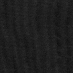 vidaXL 2 db fekete, vászonhatású sötétítőfüggöny fűzőkarikával 140 x 245 cm