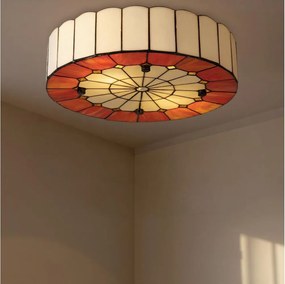 Brilagi - Tiffany vitrázs mennyezeti lámpa SIENNA 3xE27/60W/230V, átmérő 40 cm