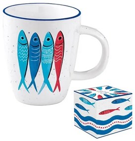 Porcelánbögre 350ml dobozban,Sardine&#039;s Party