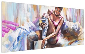 Táncos nő képe (120x50 cm)