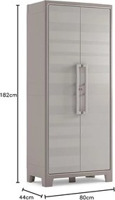 Keter Vízálló és zárható Gulliver Multispace műanyag szekrény 5 lábbal