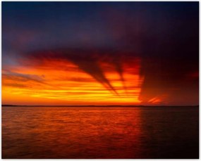 Poszterek 50x40 Tenger naplemente