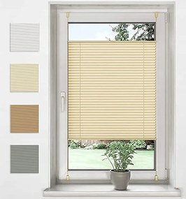 Pliszé Roló Bézs Non-invazív Redőny Méret 105 x 130 cm