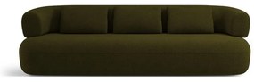 Zöld buklé kanapé 226 cm Jenny – Micadoni Home