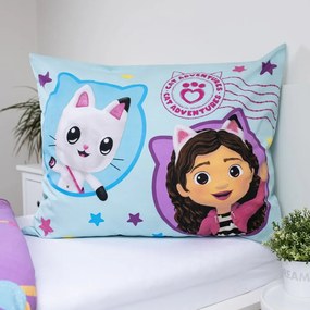 Egyszemélyes pamut gyerek ágyneműhuzat 140x200 cm Gabby's Dollhouse "Balloon" – Jerry Fabrics