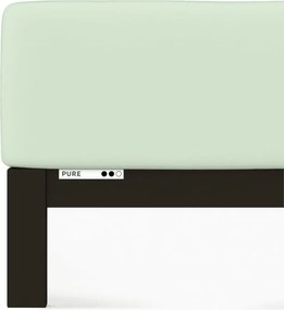 Schlafgut Pure Standard lepedő 180x190-200x220 cm Green Light 643