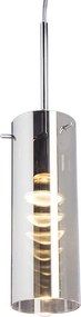 RENDL SANSSOUCI III závěsná chromované sklo 230V GU10 3x50W