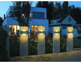 LED2 - LED Kültéri fali lámpa FLAT 2xLED/5W/230V IP65