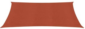 terrakotta HDPE napvitorla 160 g/m² 2 x 3 m