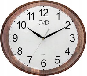 Ovális Csendes Falóra Jvd HP664.10 Barna