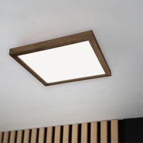 Brilagi-LED Fürdőszobai lámpatest WOODY FRAME LED/50W/230V 60x60 cm IP44 tölgy dió