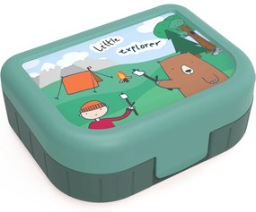 Uzsonnás doboz 1L KIDS EXPLORER - zöld