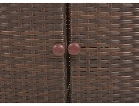 Műrattan kerti tárolóasztal 90x50 cm Padua – Garden Pleasure