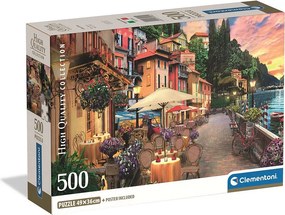 Olaszország Lake Como 500 db-os Compact puzzle Clementoni