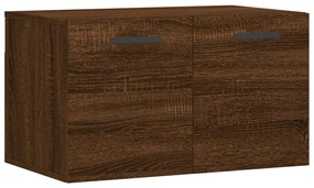 barna tölgyszínű szerelt fa faliszekrény 60 x 36,5 x 35 cm