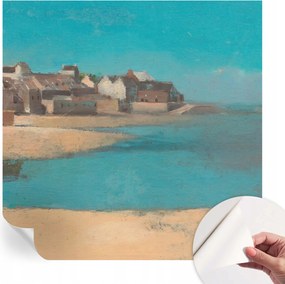 Öntapadós tapéta Fali furnér 3D hatás Csendes falu 250x250 cm