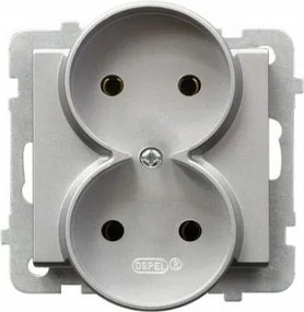 Dupla aljzat földelés nélkül ezüst Sonata Ospel