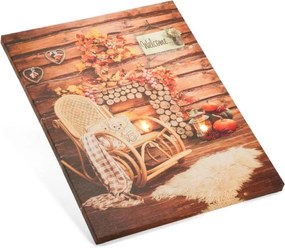 NEXOS Falikép hintaszék 2 LED 30 x 40 cm