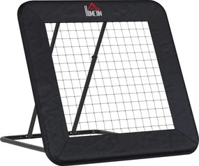 HOMCOM Foci Rebounder - Rebound Fal Szegéllyel, 5 Fokozatban Állítható, Hordozható Rebound, Focikapu Tinédzsereknek, Rebound Fal Kézilabda Edzéshez 12