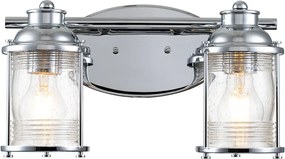 Quintiesse ASHLAND BAY QN-ASHLANDBAY2-PC-BATH Fali lámpa 2x60W/E27 IP44