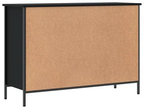 fekete szerelt fa cipőszekrény 100 x 35 x 70 cm