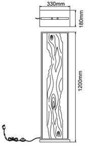 Brilliant - LED Állólámpa CHAUMONT LED/20W/230V