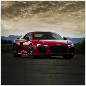 Poszterek 30x30 Piros Audi Autó
