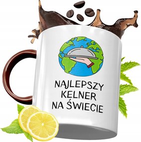 Bordó Bögre Pincérnek Születésnapra Ajándék fényképes nyomtatással