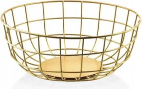 Cedric Arany tál 25xh10cm Mondex dekorációs kosár