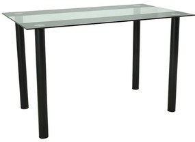 Mezza 4+1 étkező garnitúra fehér-fekete