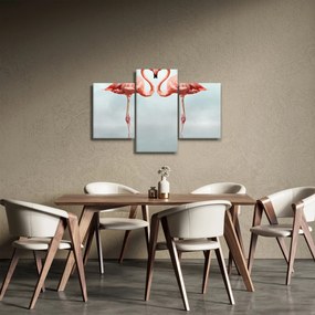 Két flamingó képe (90x60 cm)